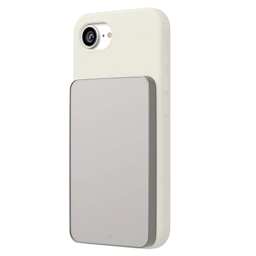 Чехол защитный VLP Aster Case с MagSafe для iPhone 16E/17E, белый