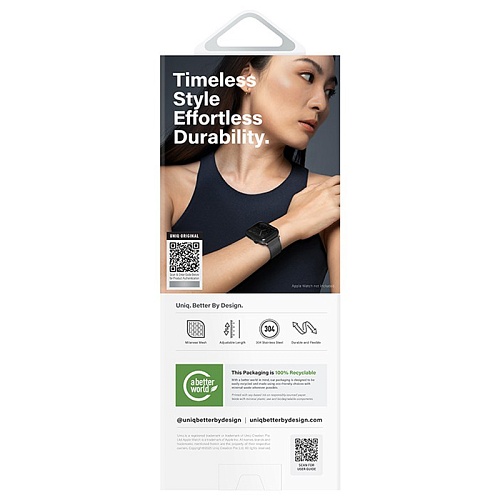 Ремешок Apple Watch 40/41/42mm Uniq Dante PRO Strap Mesh Steel Metallic, золотистый