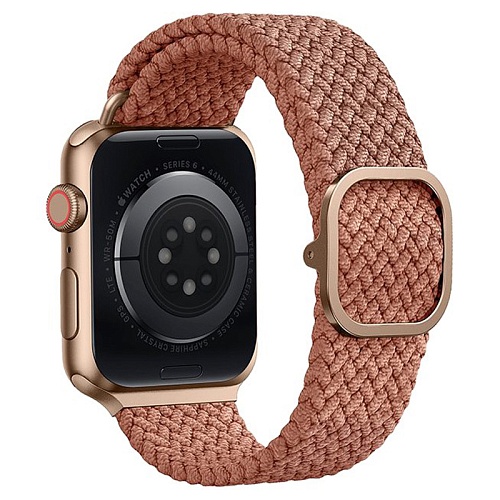 Ремешок Uniq  ASPEN Strap Braided Для Apple Watch 42/41/40 mm, розовый