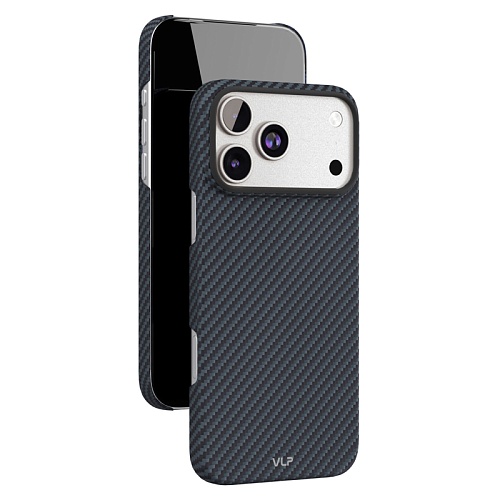 Чехол iPhone 17 Pro Max VLP Kevlar Case с MagSafe, синий