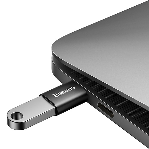 Адаптер BASEUS Ingenuity Series Mini OTG USB 3.1 - Type-C, черный