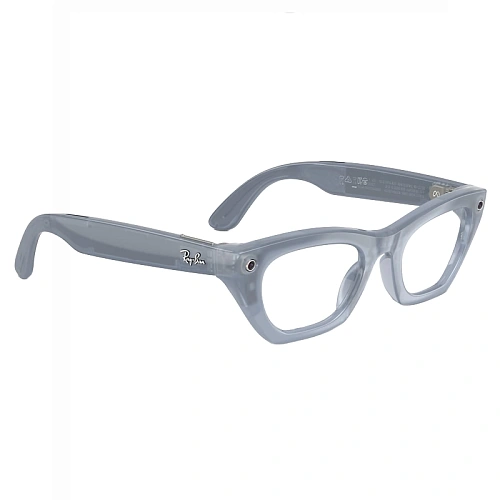 Умные Очки Ray-Ban Meta Zena Gen 3, Polished Milky Grey Lilac, Clear/Copper Transitions, Размер M