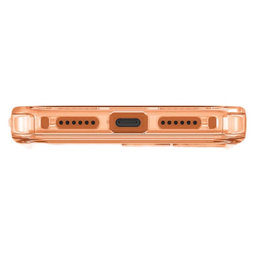Чехол iPhone 17 Pro Uniq Lifepro Xtreme AF Frost MagSafe, оранжевый
