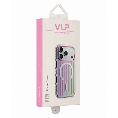Чехол iPhone 18 Pro/17 Pro VLP Pulse Case с MagSafe, перламутровый